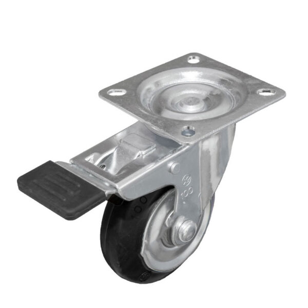 Alternative view of Càng bánh xe R100 di động thắng hậu